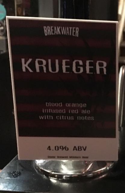 Krueger 4.0%, Breakwater Brewery, England