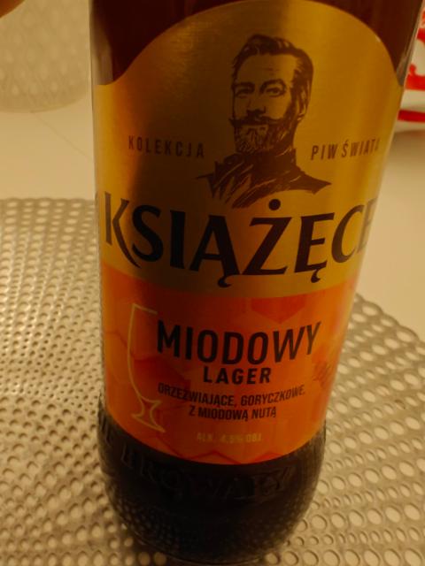 Ksiazece miodowy lager, Tyskie Brewery Książęce (Asahi)