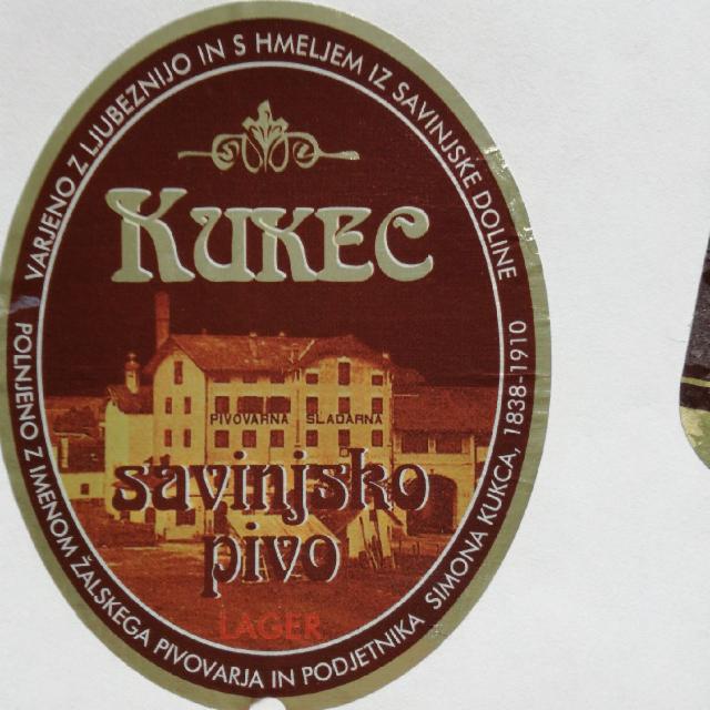 Kukec Savinjsko Pivo 4.9%, Pivovarna Laško (Heineken), Slovenia
