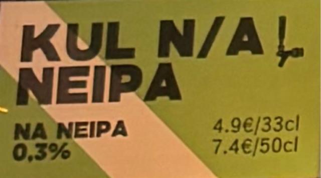 Kul n/a Neipa 0.3%, Brussels Beer Project, Belgium