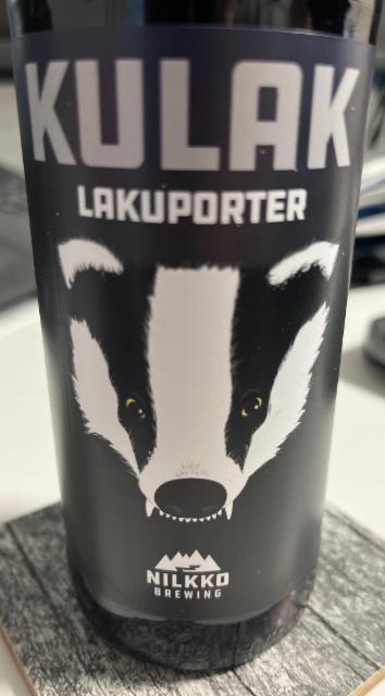 Kulak Lakuporter 7.0%, Nilkko Brewing, Finland