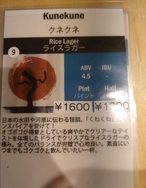 Kunekune 4.5%, Tokyo Aleworks, Japan