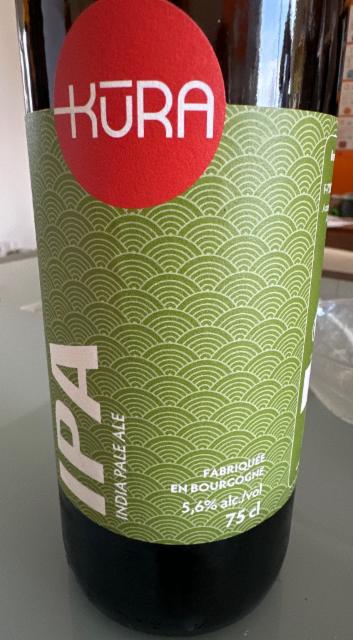 Kura IPA india pale ale 5.6%, Kura De Bourgogne, France