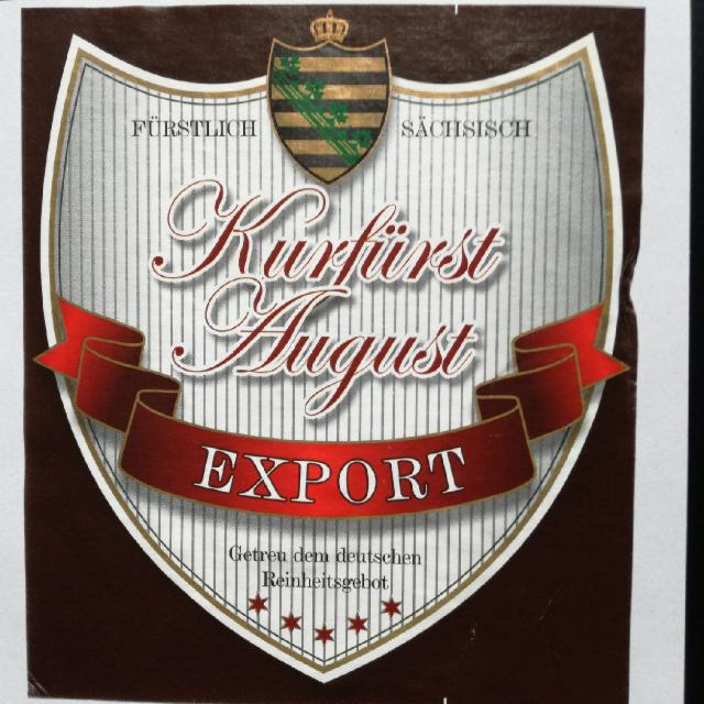 Kurfürst August Export 4.8%, Einsiedler Brauhaus, Germany