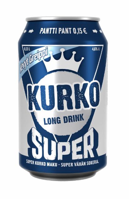 Kurko Super Kevyt Greippi 4.6%, Sinebrychoff (Carlsberg Group), Finland