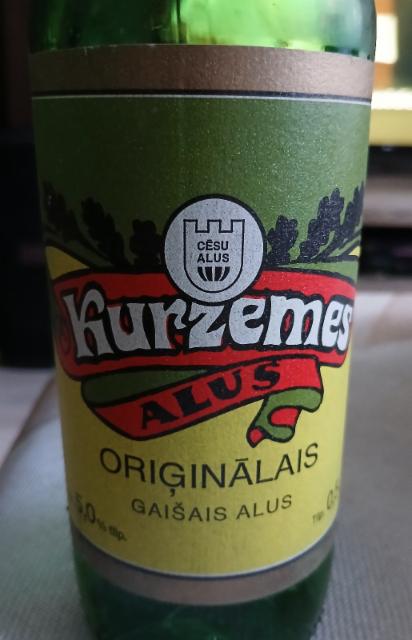 Kurzemes alus 5.0%, Cēsu Alus (Olvi), Latvia