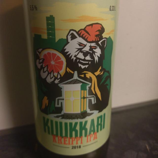 Kuukkari Kreippi IPA (2018), Rocking Bear Brewers