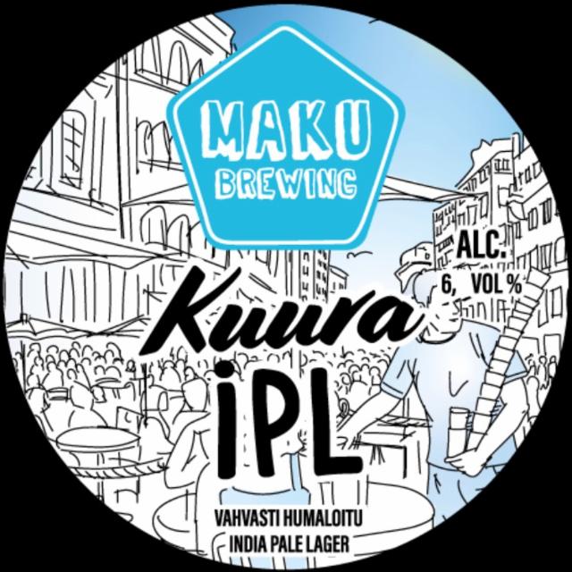Kuura IPL 6.2%, Maku Brewing, Finland