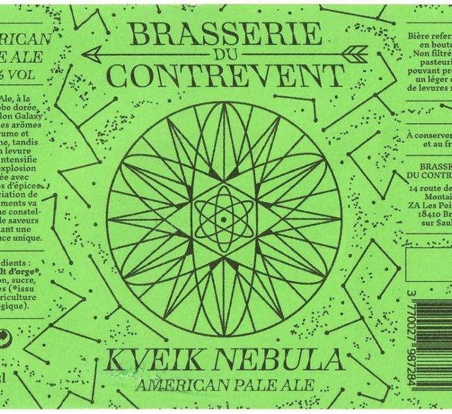Kveik Nebula 5.4%, Brasserie Du Contrevent, France