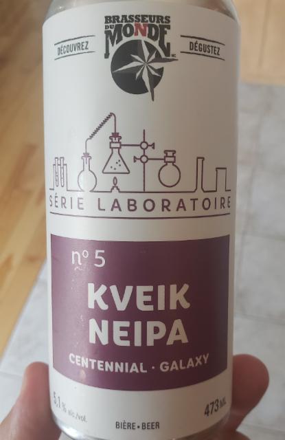 Kveik NEIPA 5.1%, Brasseurs du Monde / Le Picoleur, Canada