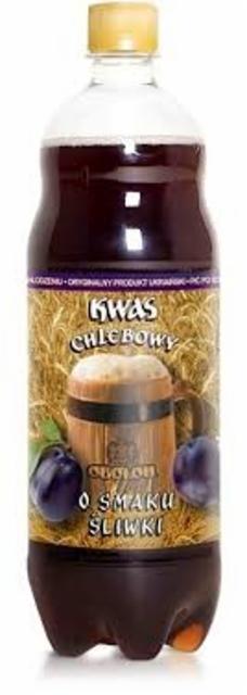 Kwas chlebowy o smaku śliwki 0.0%, Obolon / Оболонь, Ukraine