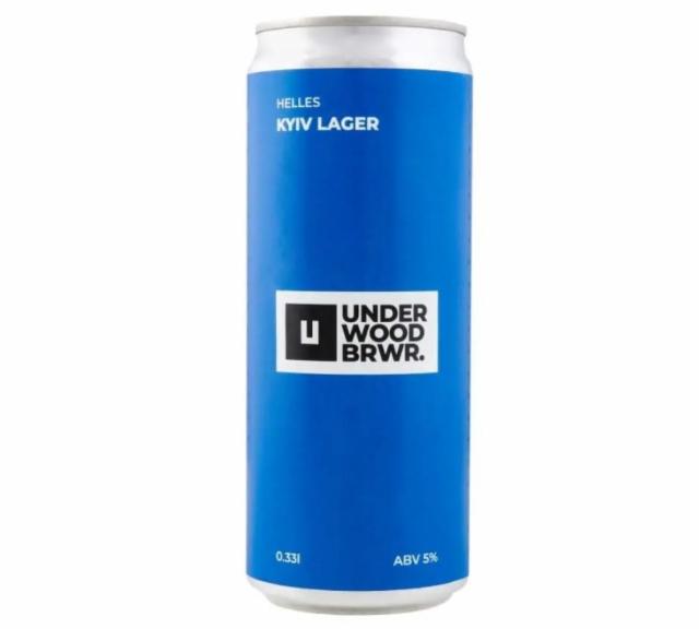 Kyiv Lager 5.0%, Underwood Brewery, Ukraine