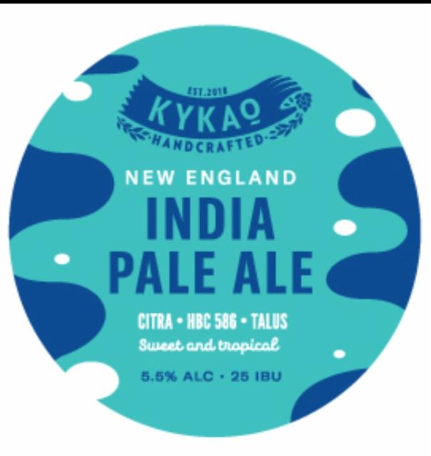 Kykao New England IPA 6.5%, Kykao Microbrewery, Greece