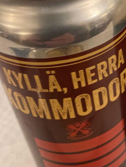 Kyllä, herra kommodori 5.5%, Hyvinkään Oma Panimo, Finland