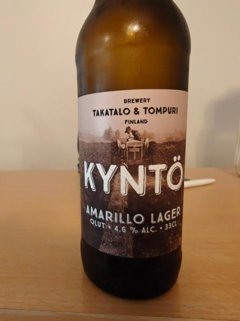 Kyntö Amarillo Lager, Takatalo & Tompuri Brewery