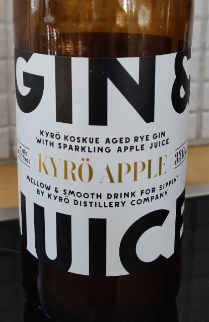 Kyrö Apple Gin & Juice 5,5%, Kyrö Distillery, Finland