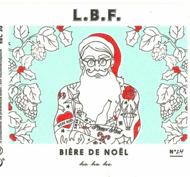 L.B.F. Bière De Noël 5.3%, La Brasserie Fondamentale (L.B.F.), France