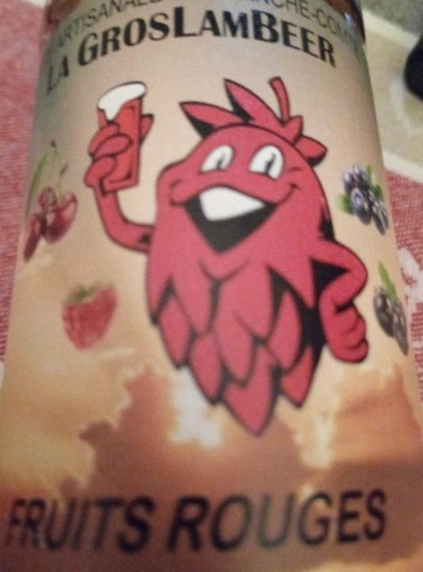 L a GrosLam Beer Fruits rouges 4.4%, Brasserie De La Quiotte (GrosLam Beer), France