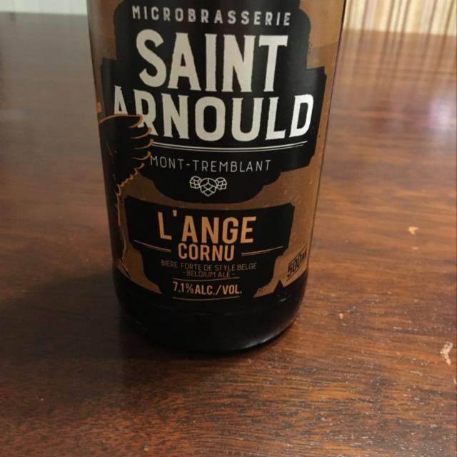 L' ange cornu 7.1%, Microbrasserie Saint Arnould, Canada