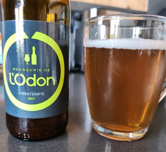 L'Odon Printemps Bio 5.2%, Brasserie De L'Odon, France
