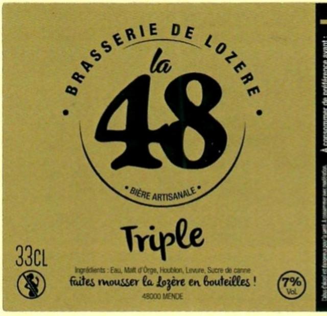 La 48 Triple 7.0%, Brasserie De Lozère (La 48), France
