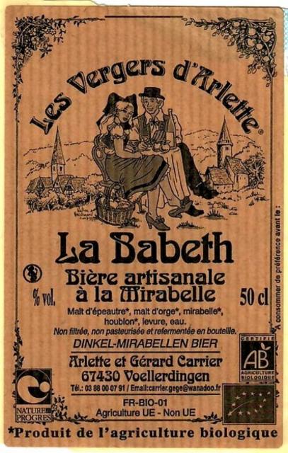 La Babeth 5.0%, Les Vergers D'Arlette, France