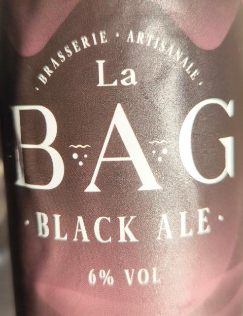La BAG Black Ale 6.0%, La BAG Brasserie, France