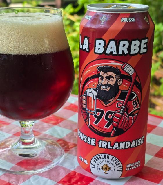 La Barbe Rousse Irlandaise 4.5%, Le Houblon Sportif, Canada