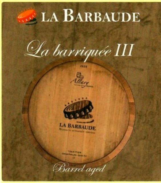 La Barriquée III 8.1%, Brasserie La Barbaude, France