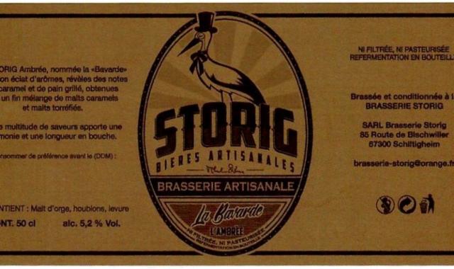La Bavarde 5.0%, Brasserie Storig - Michel Debus, France