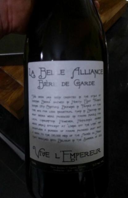 La Belle Alliance 5.1%, Egghead Brewery, England