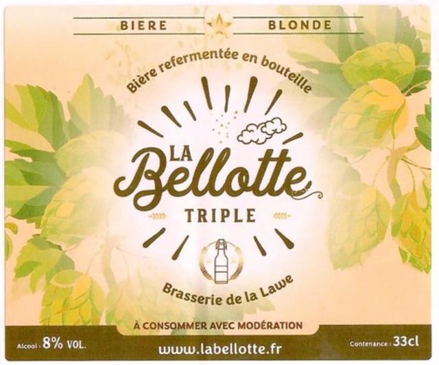La Bellotte Triple, Brasserie De La Lawe (La Bellotte)