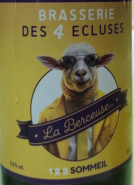 La berceuse 6.2%, Brasserie Des 4 Écluses, France