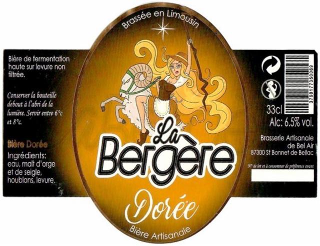 La Bergère Dorée, Brasserie De Bel Air - La Bergère