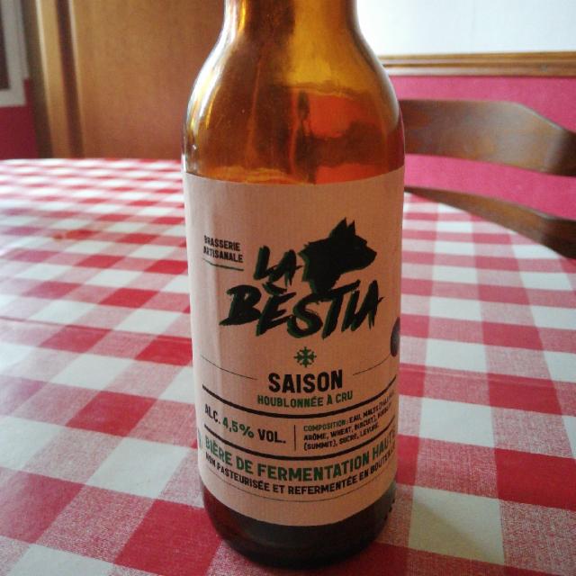 La Bèstia Saison 4.5%, Brasserie La Bèstia, France