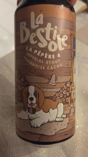 la bestiole la pépère 4 Impérial Stout Framboise cacao, Brasserie La Bestiole