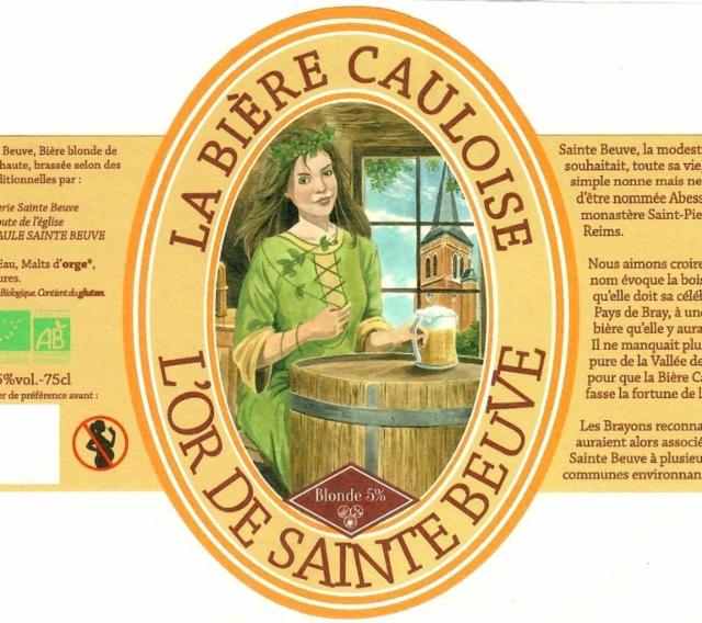 La Bière Cauloise - L'Or De Sainte Beuve 6.0%, Brasserie Sainte Beuve (Sainte-Beuve), France