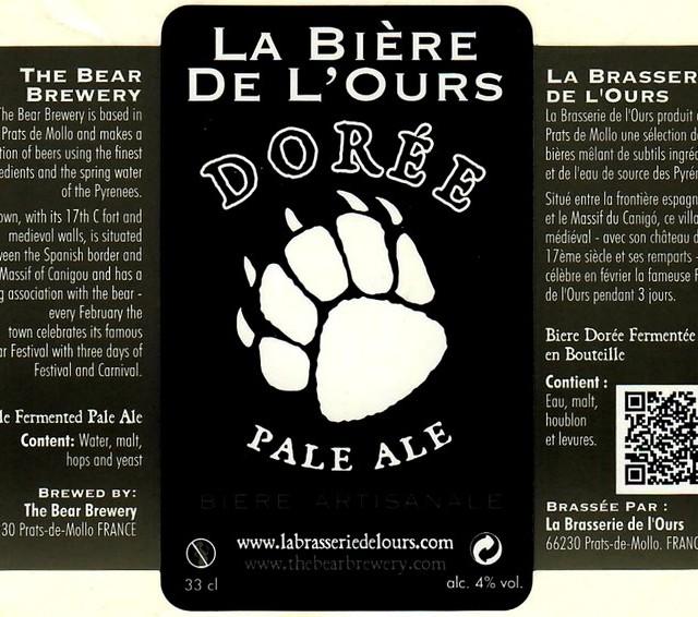 La Bière De L'Ours Dorée, La Brasserie De L'Ours [Closed]