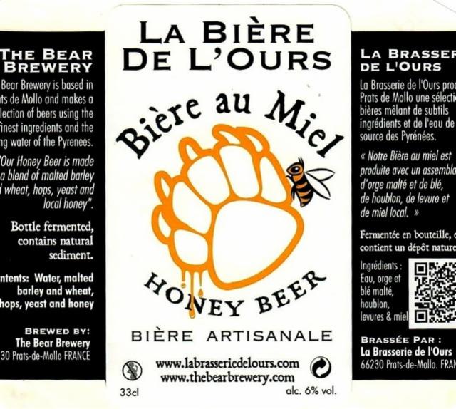 La Bière De L'Ours Miel, La Brasserie De L'Ours [Closed]