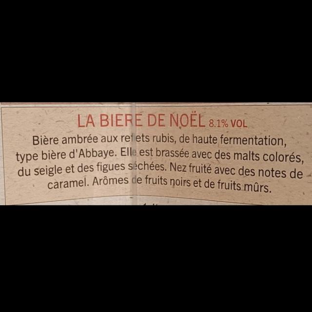 La Bière de Noël 8.1%, Les Brasseurs, Switzerland