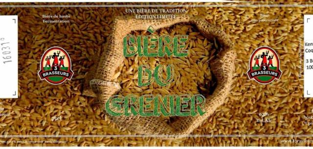 La Bière Du Grenier 5.5%, 3 Brasseurs Coquelles - Cité Europe, France