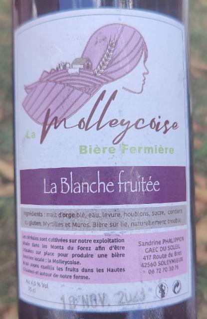 La Molleycoise Blanche Fruitée 4.5%, La Molleycoise, France