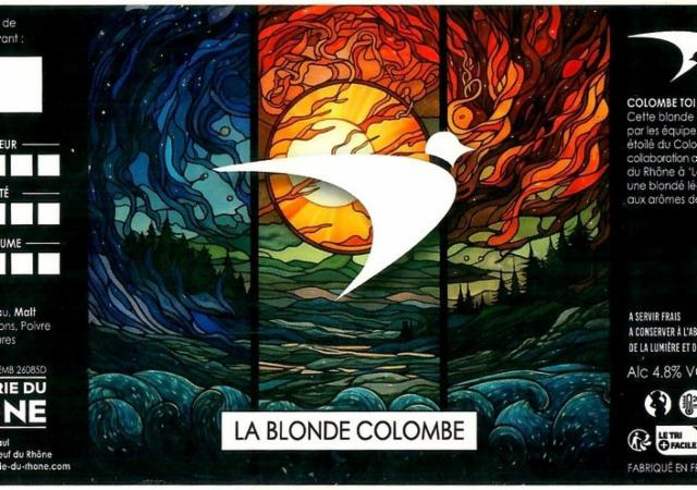 La Blonde Colombe 4.8%, Brasserie Du Rhône, France
