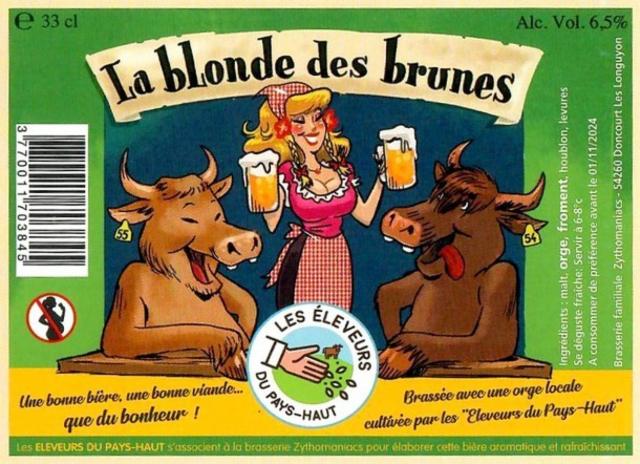 La Blonde Des Brunes, Brasserie Zythomaniacs (La Doncourt)
