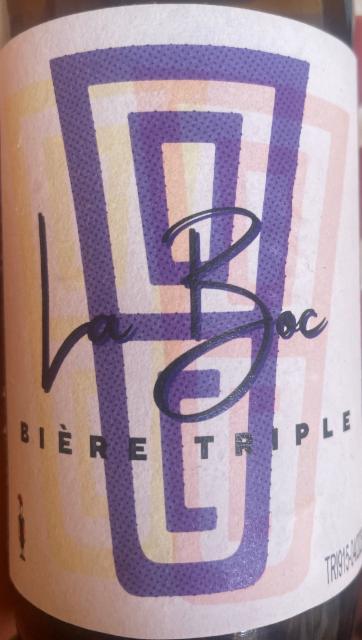 La Boc bière triple 9.0%, La Boc, France