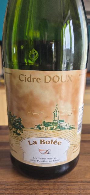 La Bolée Cidre doux, Les Celliers Associés