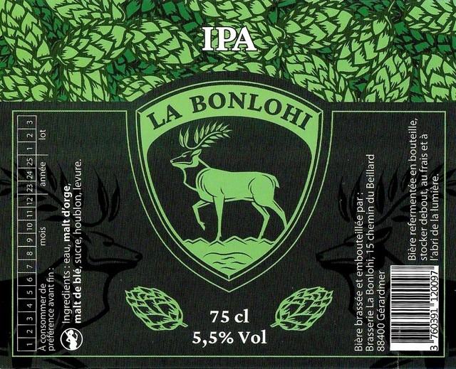 La Bonlohi IPA, Brasserie La Bonlohi