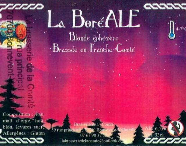 La BoréALE, Brasserie De La Comté