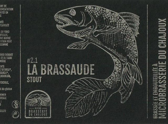 La Brassaude Stout, Microbrasserie Du Chajoux