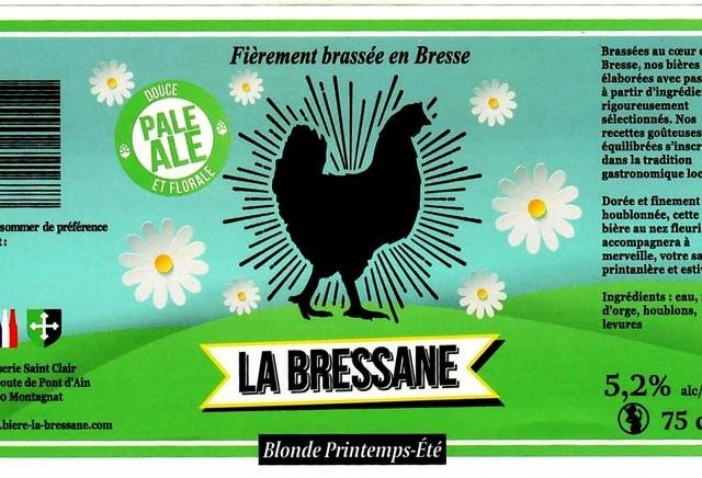 La Bressane Blonde Printemps-Été 5.2%, Brasserie Saint-Clair, France